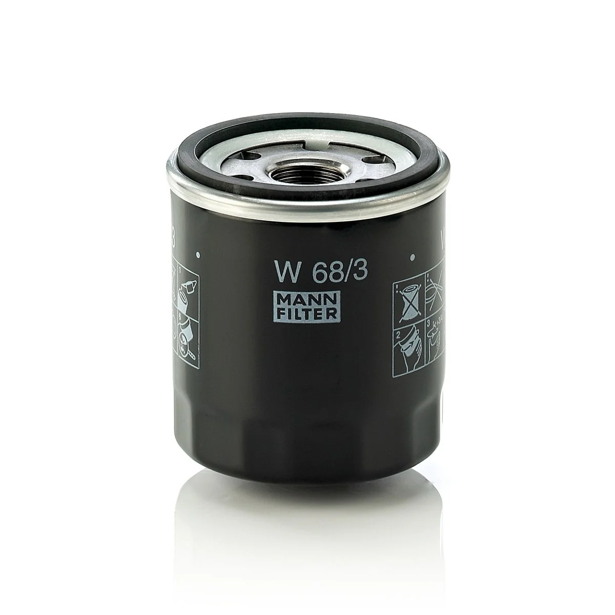 Mann-Filter W 68/3 Yağ Filtresi